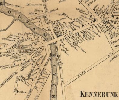 1856 Kennebunk Village Map cropped